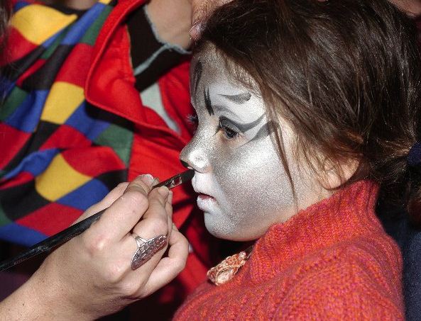 Ateliers maquillage enfants, fête foraine, carnaval